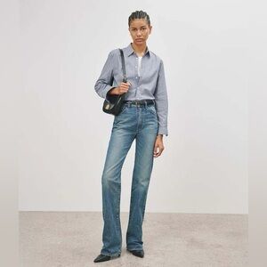 Nili Lotan Joan Jeans Size 30 ocean wash NWT $450